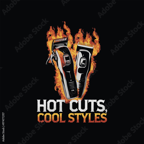 Barber t shirt design