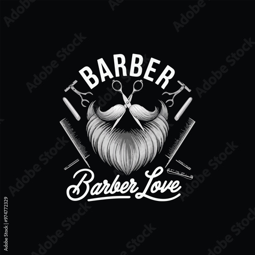 Barber t shirt design