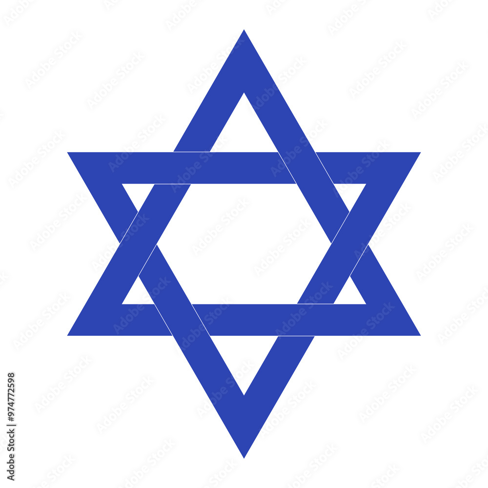 Star david line isolated element for banner design. Symbol shield. Shield sign icon. Abstract background raster version Star david line isolated element for banner design. Symbol shield. Shield sign icon. Abstract background raster version