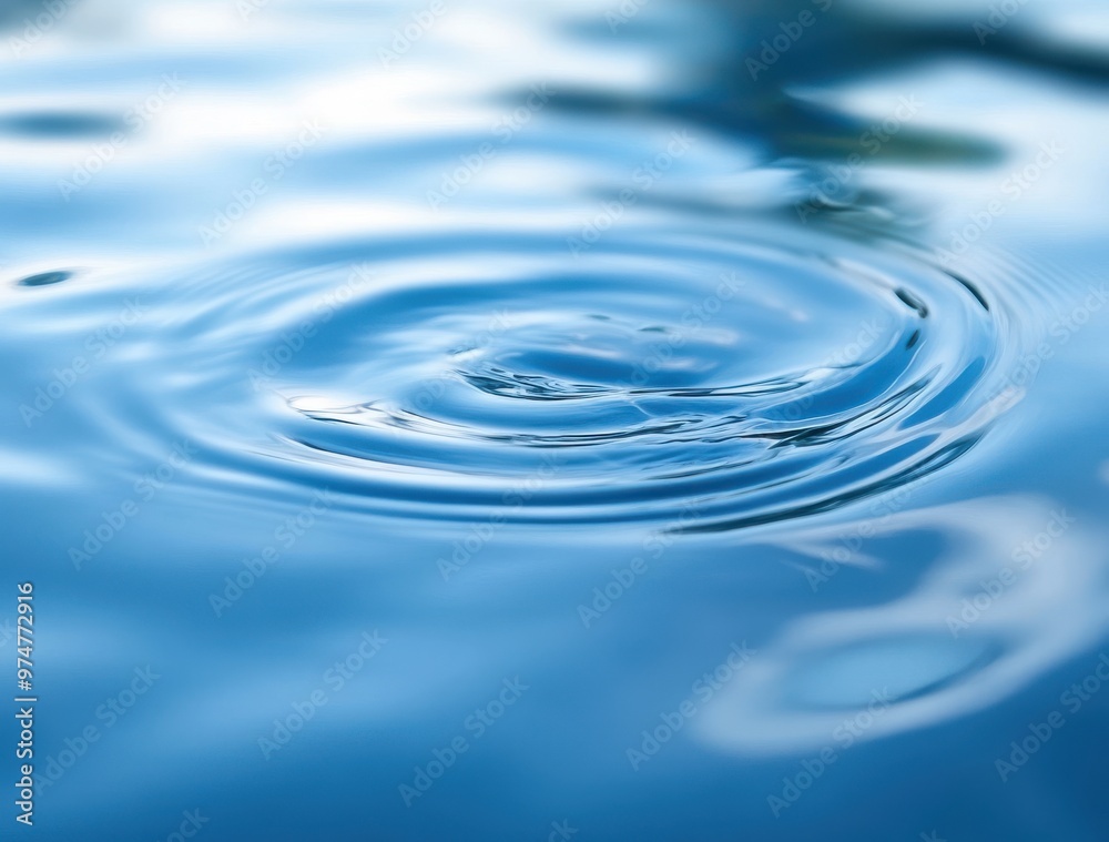 undulating surface of blue water with ripples and reflections undulating surface of blue water with ripples and reflections