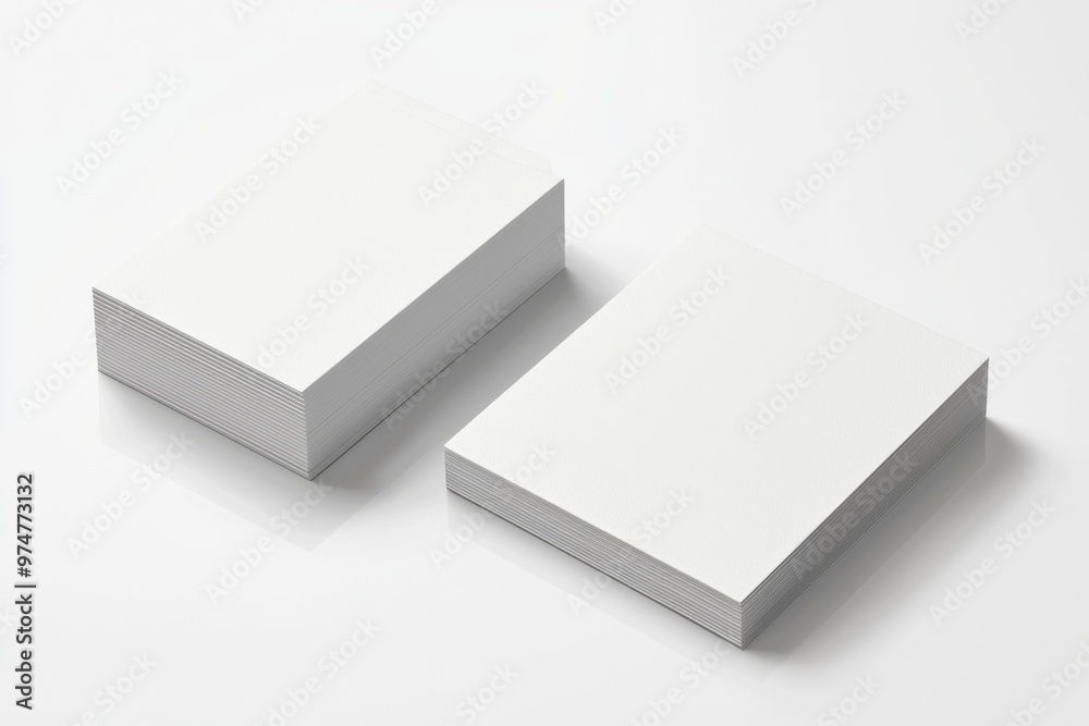 Business Card Mockup on Isolated Background created with Generative AI Business Card Mockup on Isolated Background created with Generative AI