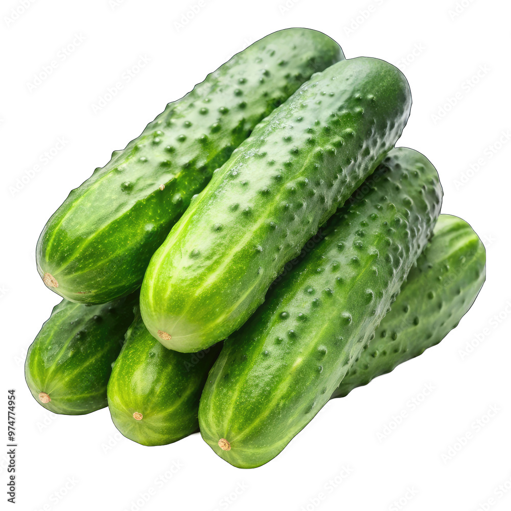 cucumbers isolated on white cucumbers isolated on white
