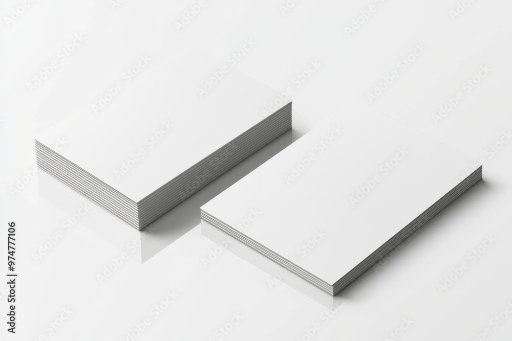 Business Card Mockup on Isolated Background created with Generative AI Business Card Mockup on Isolated Background created with Generative AI