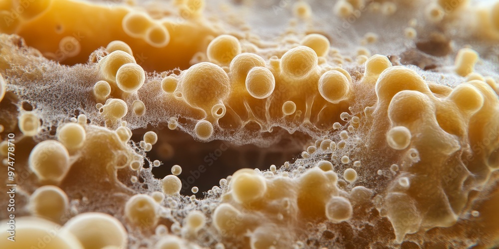 Close-up of bubbles in a liquid. Close-up of bubbles in a liquid.