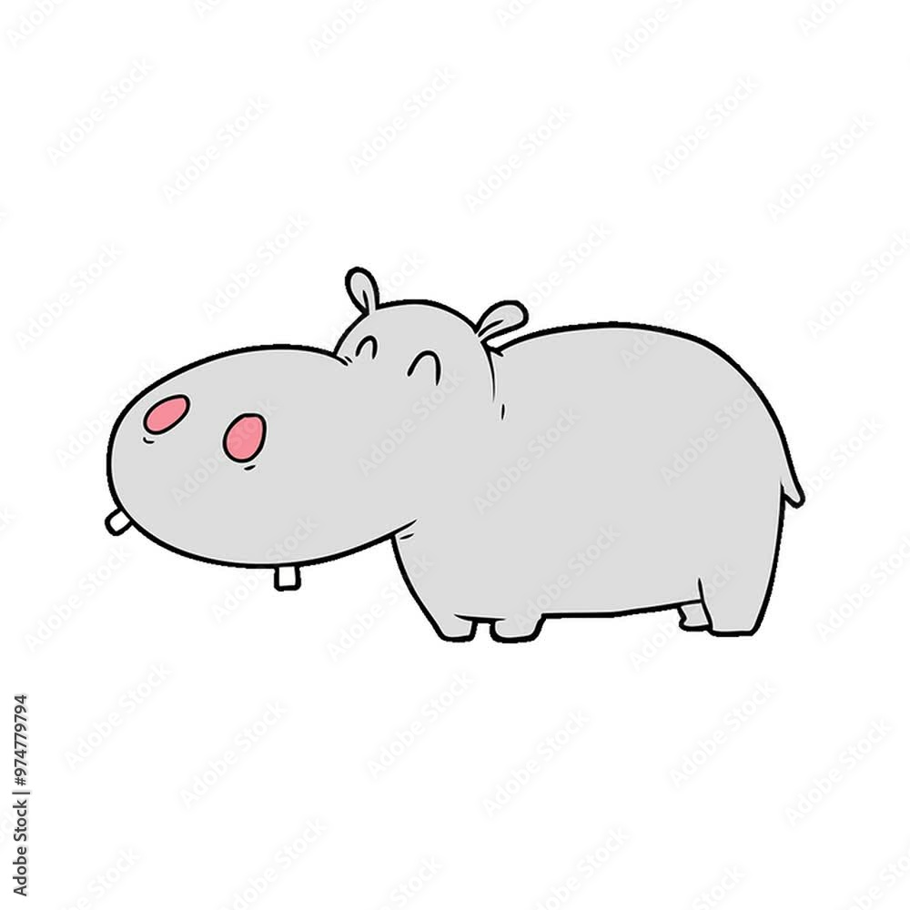 cartoon hippo cartoon hippo