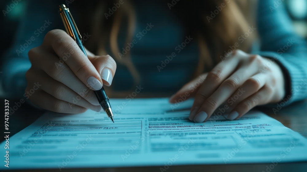 A user completing a tax filing form on their mobile phone, with digital input fields and an e-signature option, making the process fast and efficient. A user completing a tax filing form on their mobile phone, with digital input fields and an e-signature option, making the process fast and efficient.
