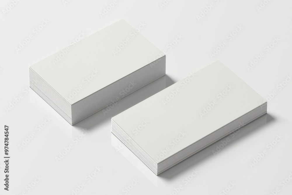 Business Card Mockup on Isolated Background created with Generative AI Business Card Mockup on Isolated Background created with Generative AI
