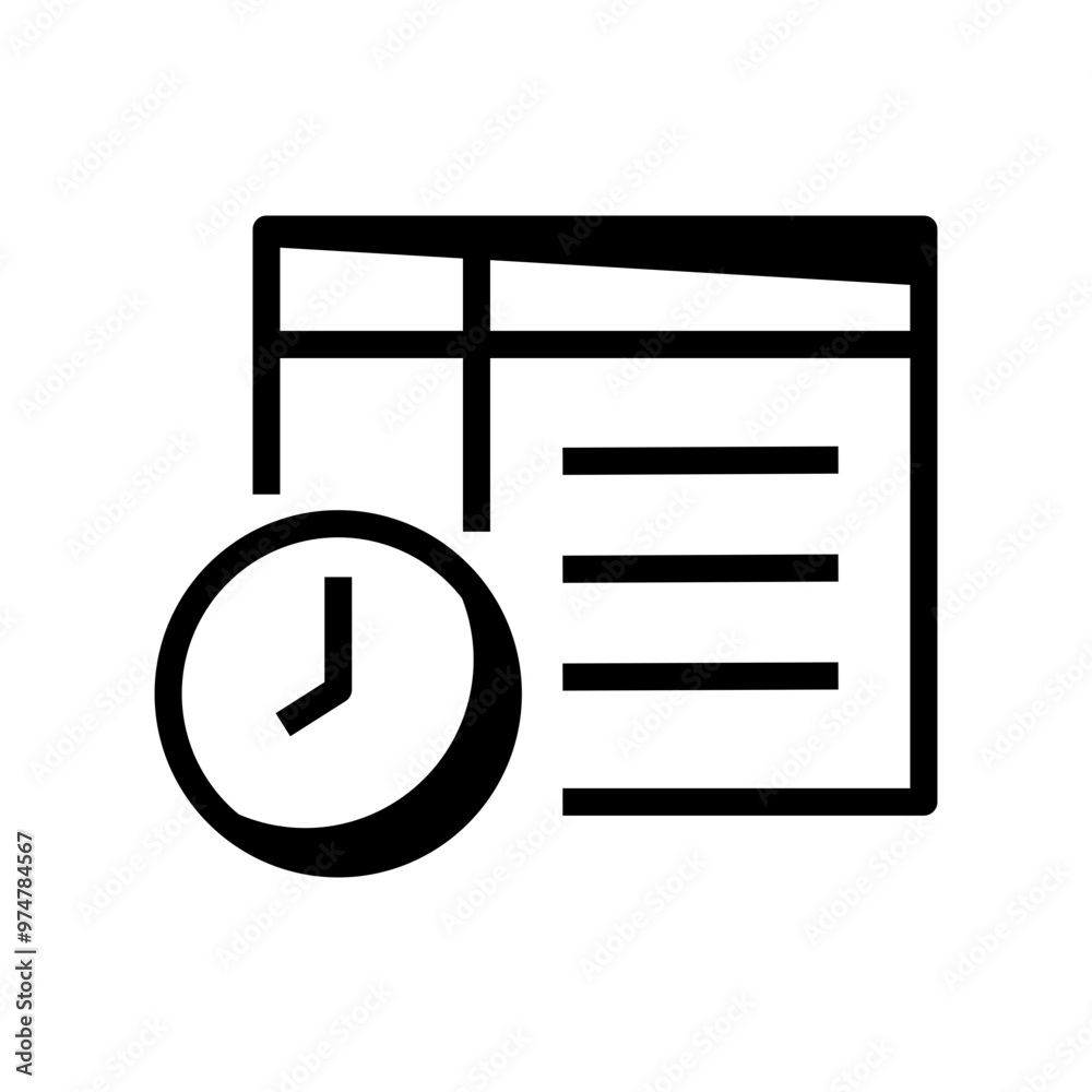 schedule table clock