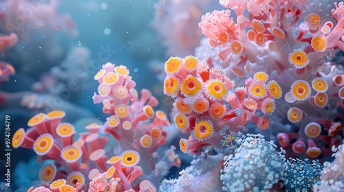 Vibrant Coral Reef Life: A Close-Up Look at Underwater Beauty