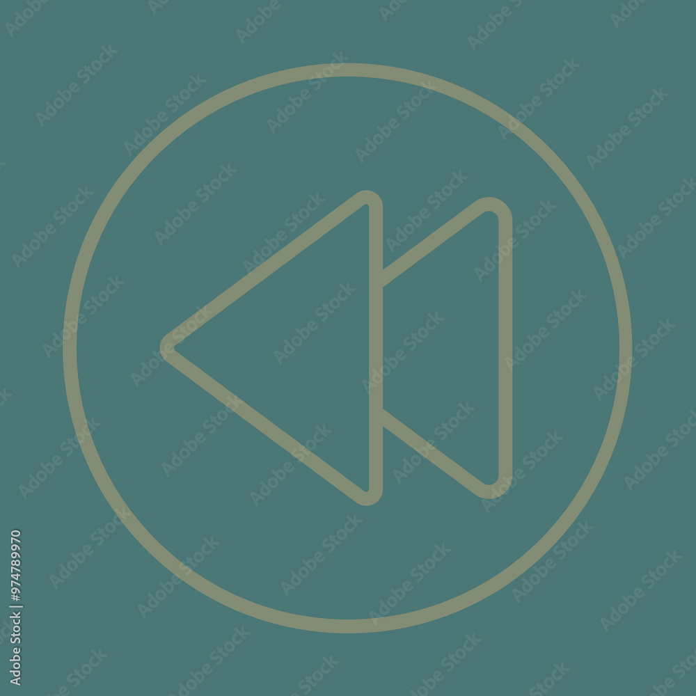 Rewind Icon Design Rewind Icon Design