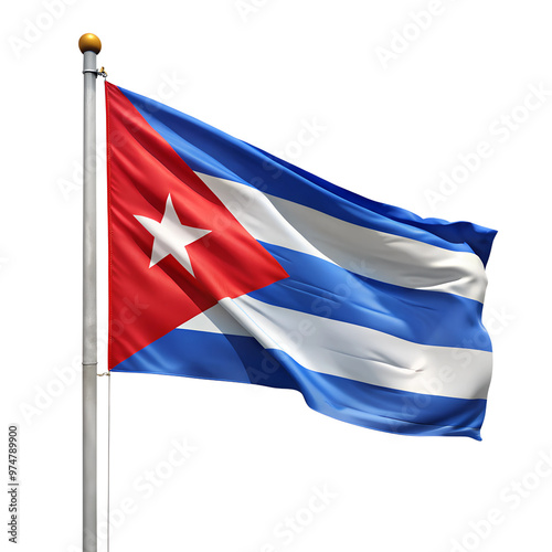 Free Download Flag of Cuba iisolated on a transparent background - GFXLoad
