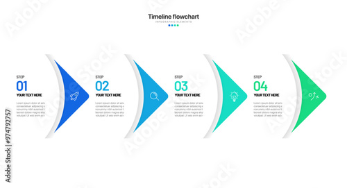 Timeline infographic design with options or steps. Infographics for business concept. Can be used for presentations workflow layout, banner, process, diagram, flow chart, info graph, annual report.