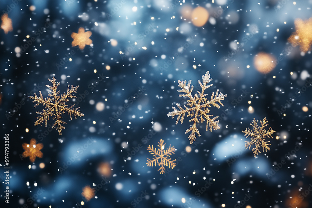 Snowflakes background Snowflakes background