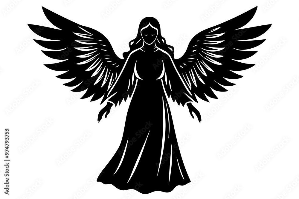 Angels with wings icons in flat, line styles editable stock. Spread, Christmas vectors on transparent background. Holy angel signs for mobile concept and website design. Symbol, logo illustration. Angels with wings icons in flat, line styles editable stock. Spread, Christmas vectors on transparent background. Holy angel signs for mobile concept and website design. Symbol, logo illustration.
