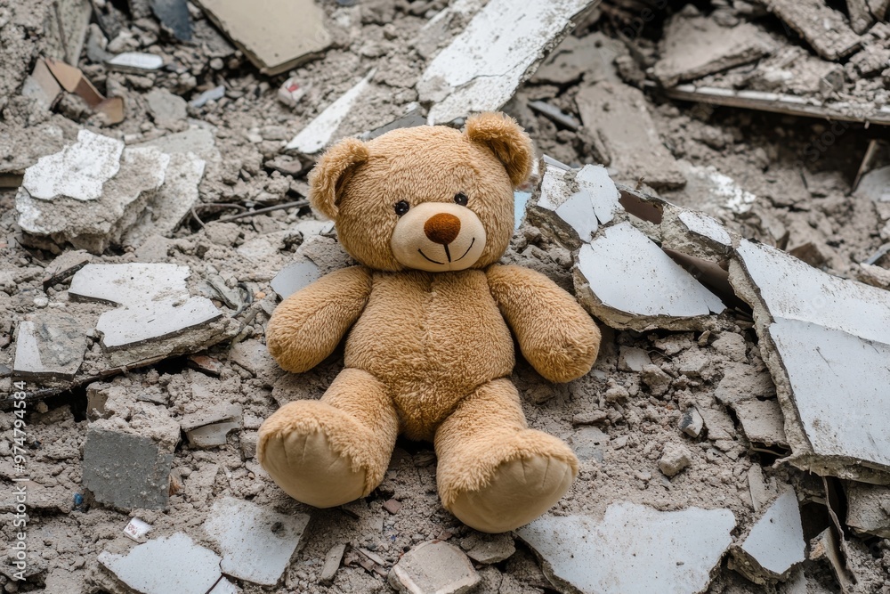 Teddy Bear in the Rubble Teddy Bear in the Rubble