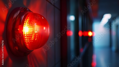 Red Beacon Light for Emergency Situations