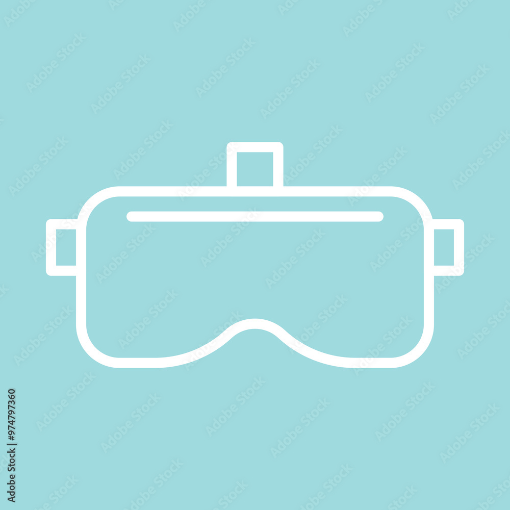 Virtual Reality Headset Icon Design Virtual Reality Headset Icon Design