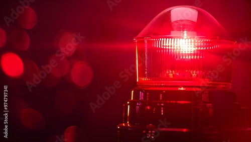 Red Beacon Light for Emergency Situations