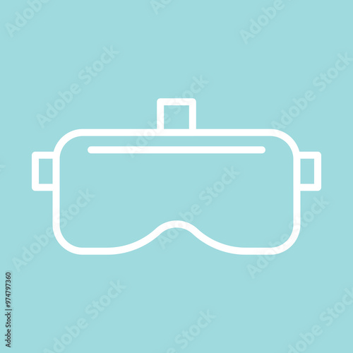 Virtual Reality Headset Icon Design