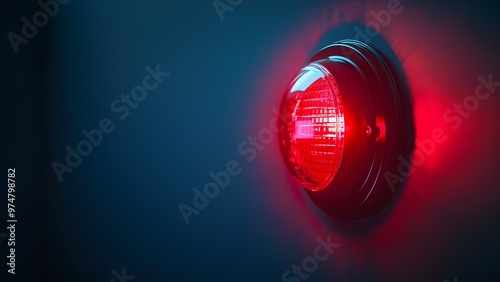 Red Beacon Light for Emergency Situations