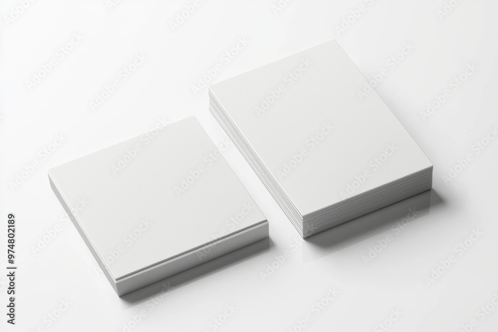 Business Card Mockup on Isolated Background created with Generative AI Business Card Mockup on Isolated Background created with Generative AI