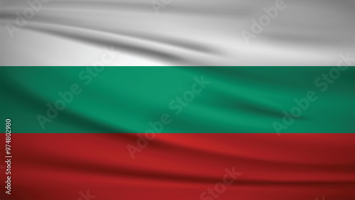 National Flag of Bulgaria Background Illustration 4K