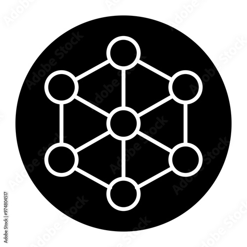 A diagram illustrating a network structure with interconnected nodes.
