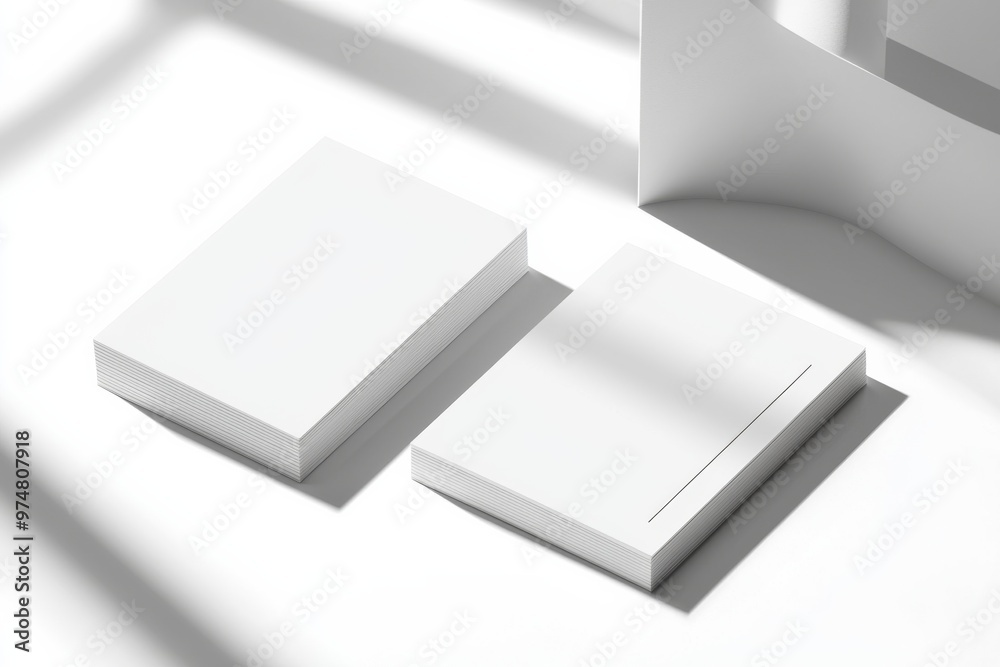 Business Card Mockup on Isolated Background created with Generative AI Business Card Mockup on Isolated Background created with Generative AI