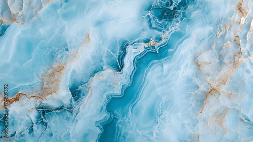 Pastel blue marble background, light blue and white stone texture, abstract fluid marble pattern