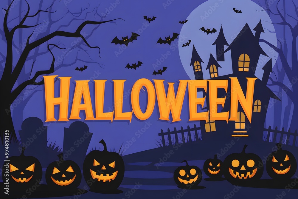 Halloween background with pumpkin
Halloween background with pumpkin