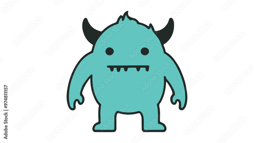 cartoon silly funny monster cartoon silly funny monster