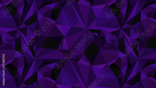 Abstract colorful geometric triangle pattern; ideal for dynamic, modern backgrounds or creative designs.