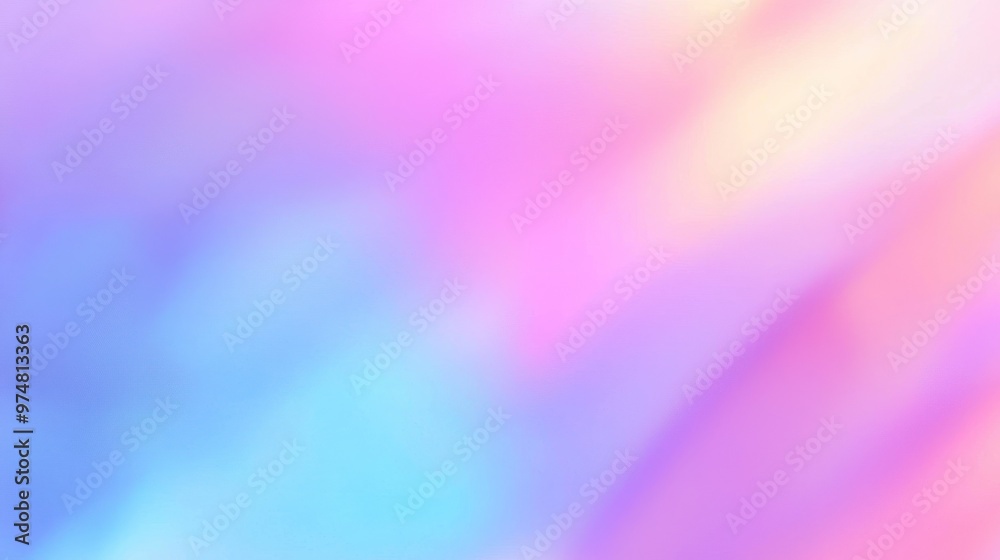Iridescent neon background with soft pastel holographic gradient Iridescent neon background with soft pastel holographic gradient