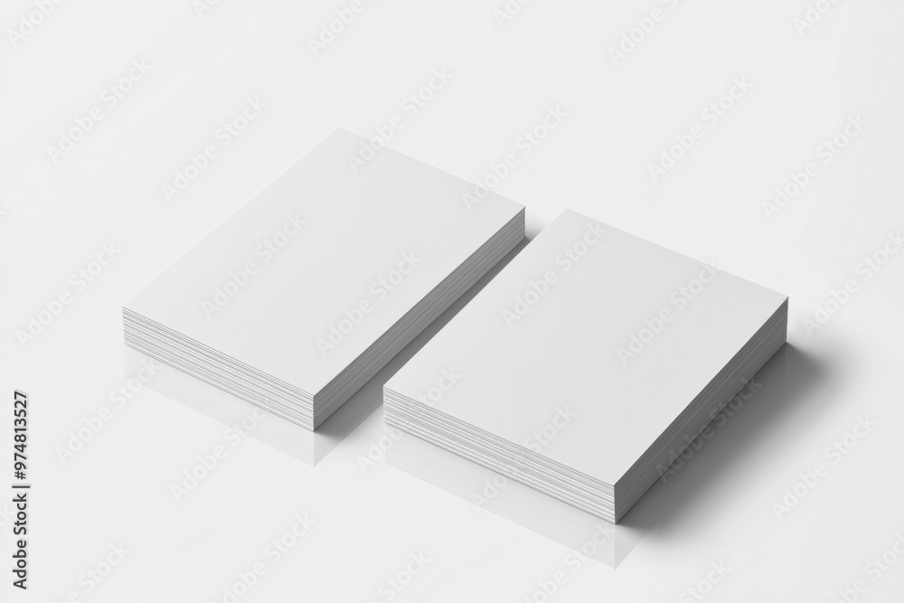 Business Card Mockup on Isolated Background created with Generative AI Business Card Mockup on Isolated Background created with Generative AI