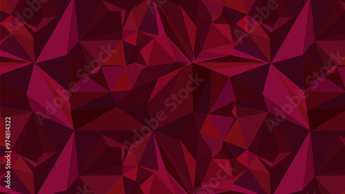 Abstract colorful geometric triangle pattern; ideal for dynamic, modern backgrounds or creative designs.