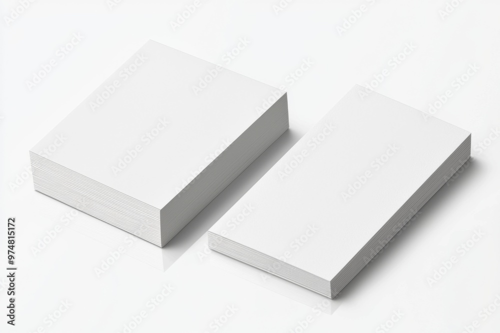 Business Card Mockup on Isolated Background created with Generative AI Business Card Mockup on Isolated Background created with Generative AI