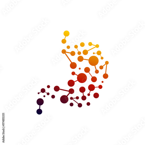 stomach logo vector template illustration design