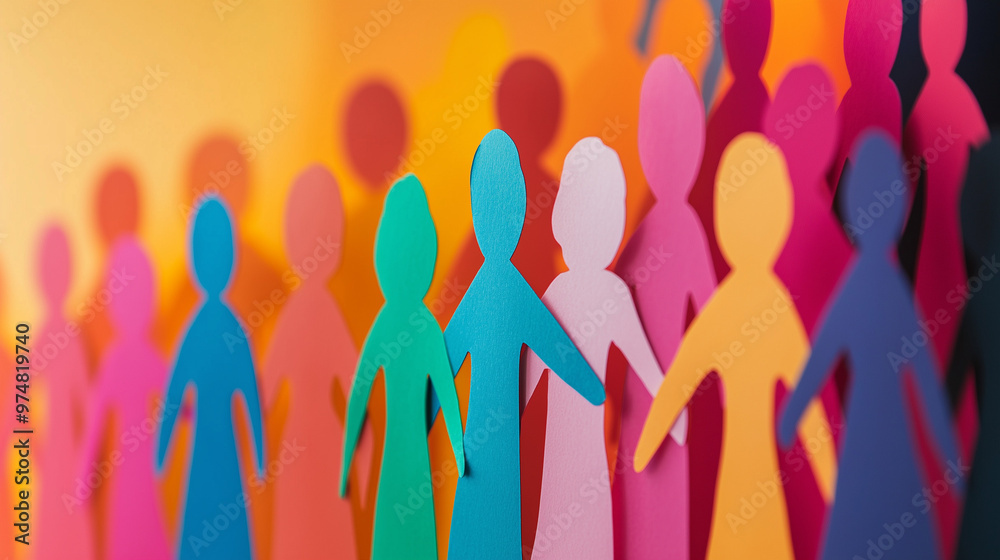 concept of diversity at work, created with generative AI technology concept of diversity at work, created with generative AI technology