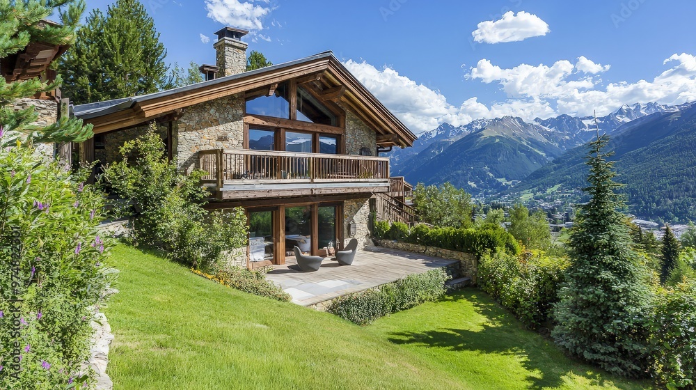 Luxury Chalet with Mountain View Luxury Chalet with Mountain View