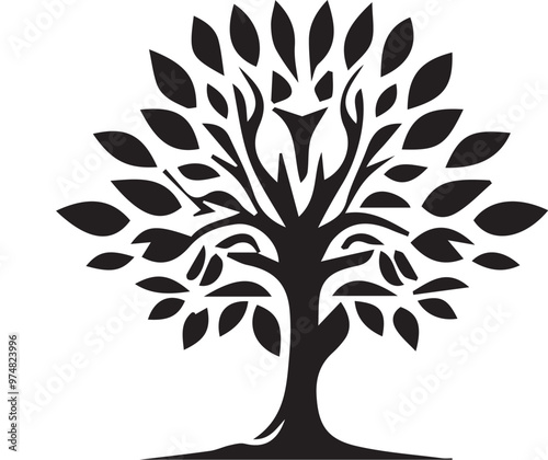 A victor silhouette Image of a  white background 25