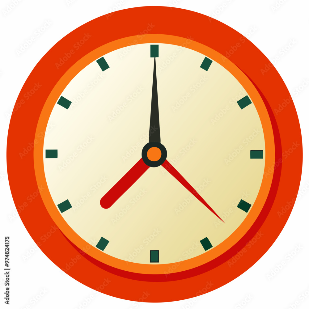 wall clock isolated on white wall clock isolated on white