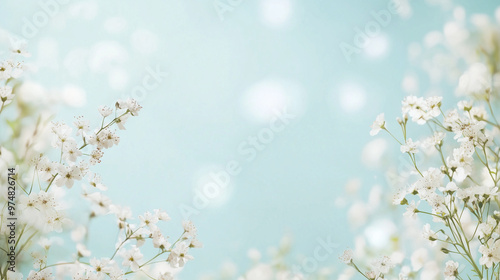 Springtime backdrop with copy space image