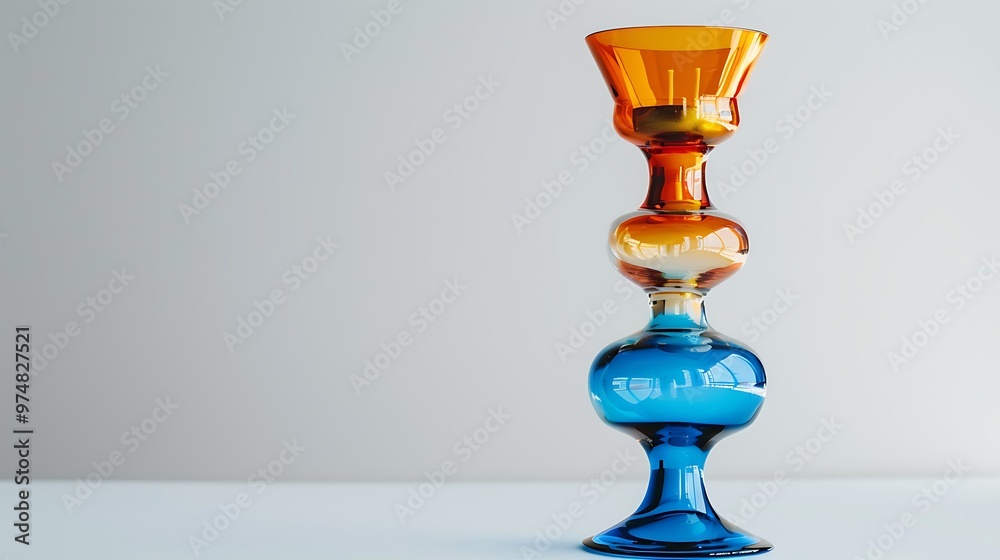 candlestick with candle on white background. candlestick with candle on white background.