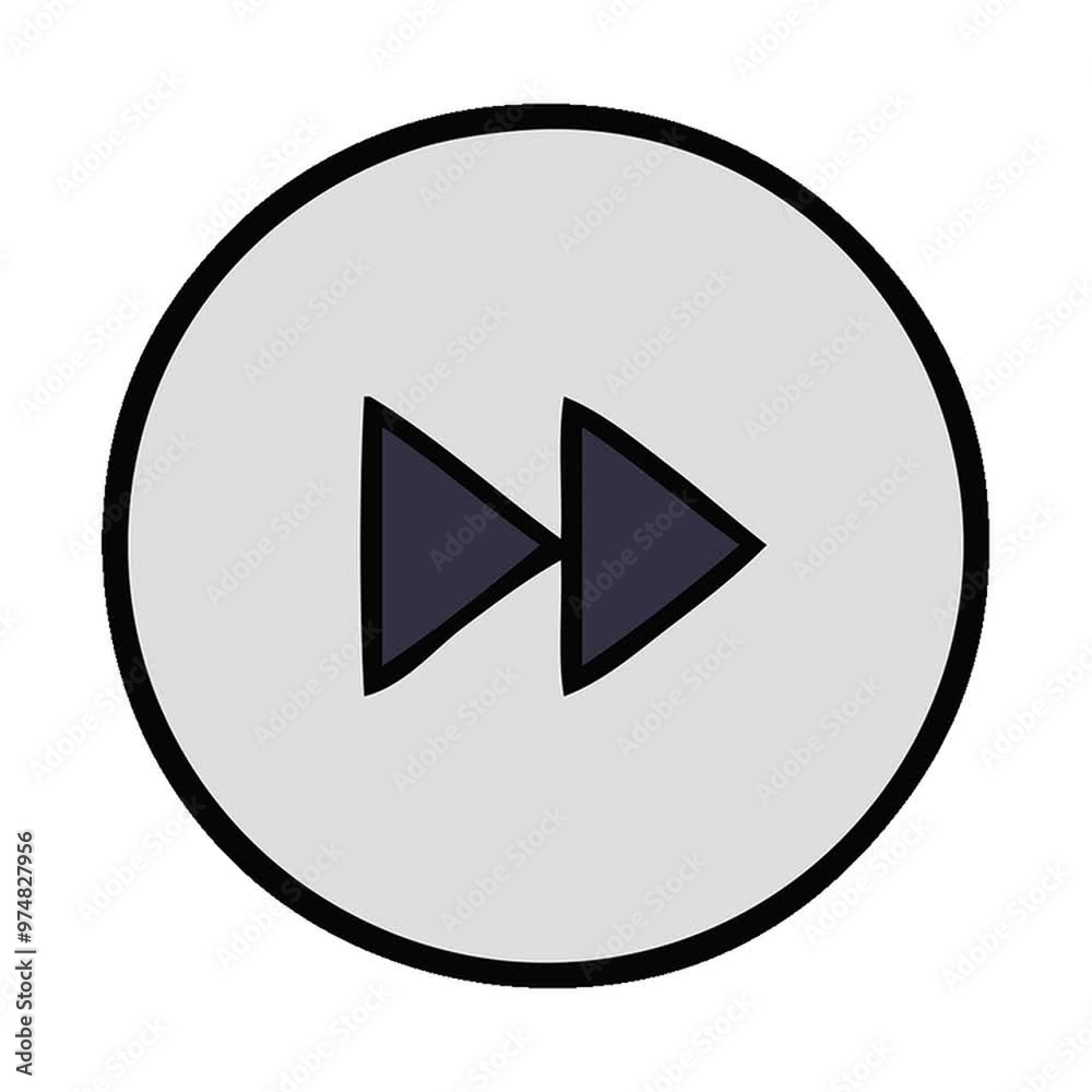 cute cartoon of a fast forward button cute cartoon of a fast forward button