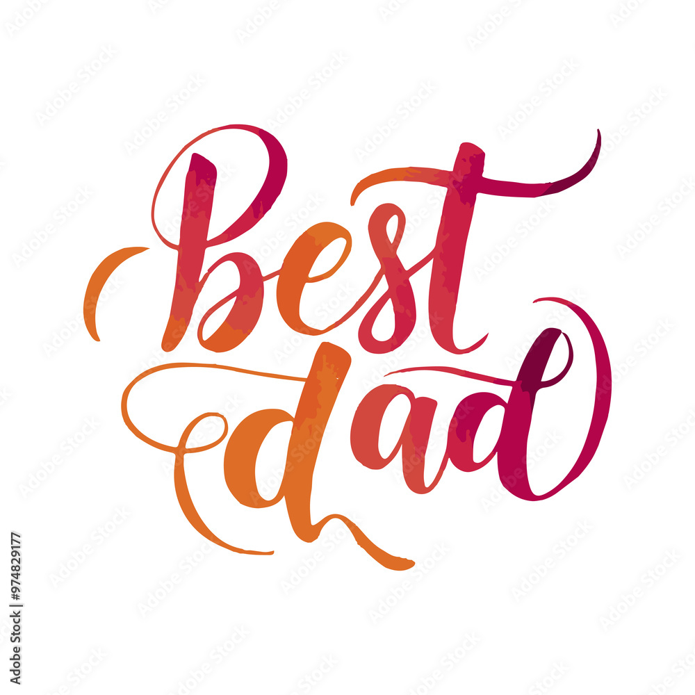 Best dad typography, silhouette vector art illustration Best dad typography, silhouette vector art illustration
