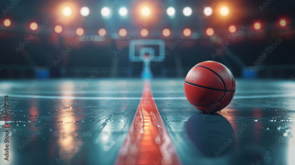 Basketball, dynamic, cinema, opponent. Basketball ball in the sports hall. Basketball, dynamic, cinema, opponent. Basketball ball in the sports hall.
