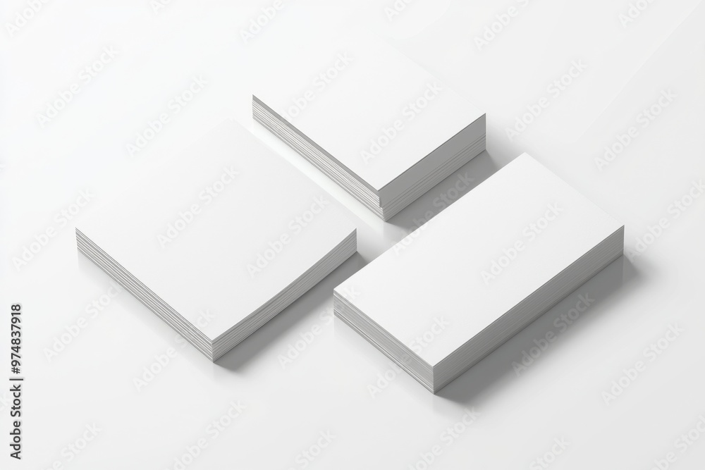 Business Card Mockup on Isolated Background created with Generative AI Business Card Mockup on Isolated Background created with Generative AI