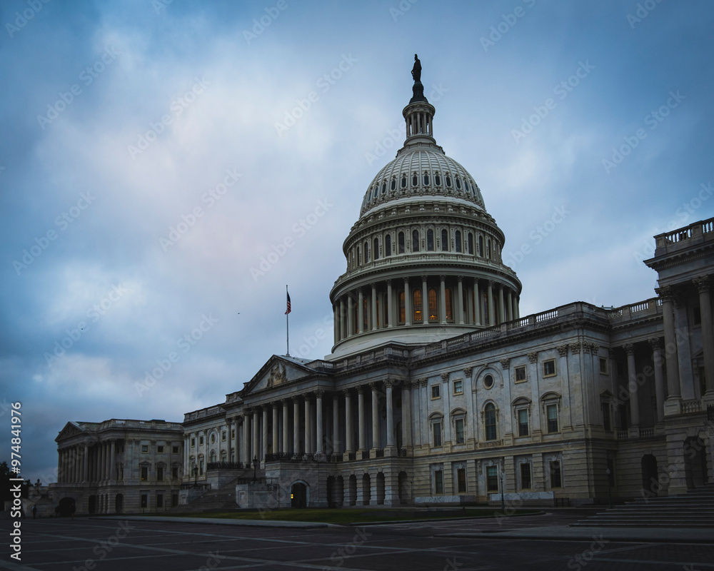 Naklejka premium US Capitol, Washington DC, United States of America