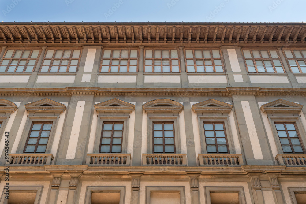 Classic facade of Florence, Tuscany Classic facade of Florence, Tuscany