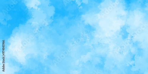 gradient light white sky background with fluffy clouds .Nature landscape in environment day horizon skyline view .cloudy in sunshine calm bright winter air background .